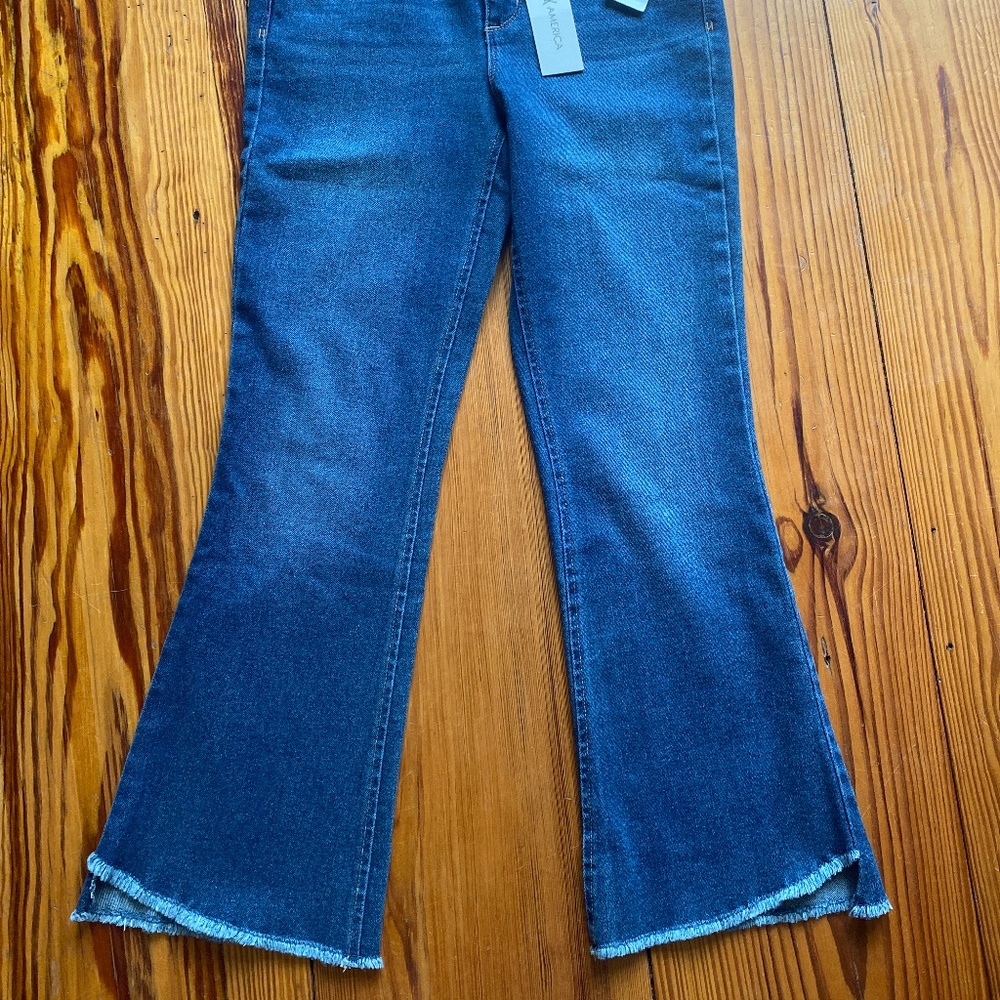 Vintage X America High Rise Crop Kick